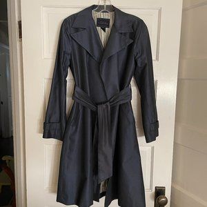 Pink Tartan lined womens trench coat